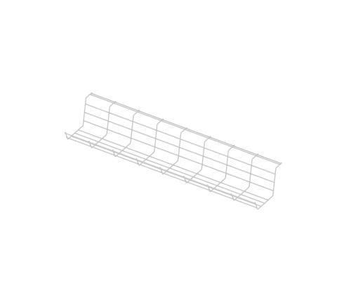 Kaapelikori, metalli, hopeanharmaa, leveys 850 mm