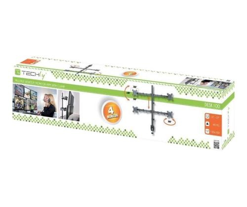 TECHLY 027521 Techly Quadruple pöytä LED/