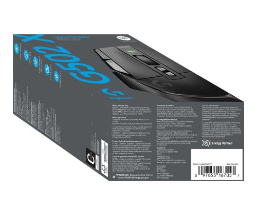 LOGI G502 X LIGHTSPEED - MUSTA/CORE EER2