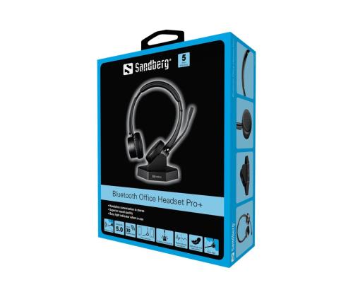 SANDBERG Bluetooth-toimistokuulokkeet Pro+