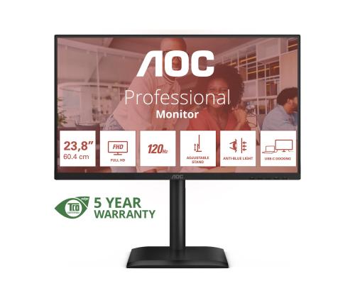 AOC 24E4CV 23,8 tuuman FHD IPS IPS 120Hz 4 ms