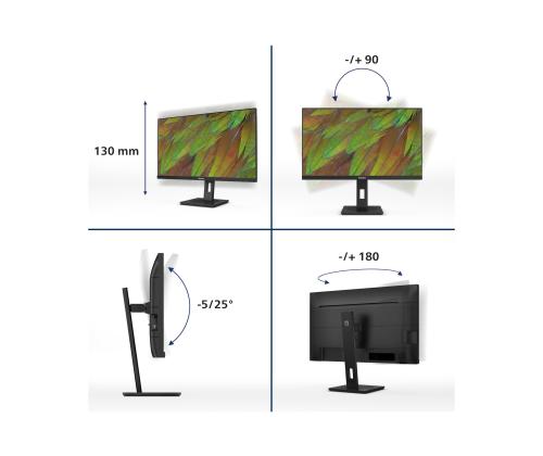 PHILIPS 27B1U3900/00 27-tuumainen UHD-monitori