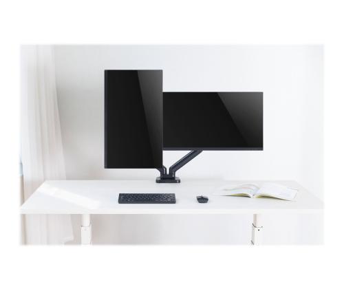 TECHLY Double Monitor -pöytäteline 17-32 tuumaa