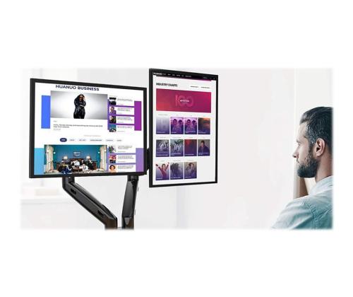 TECHLY Double Monitor -pöytäteline 17-32 tuumaa