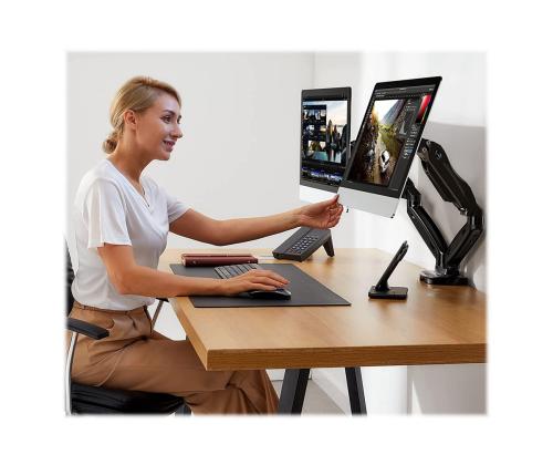 TECHLY Double Monitor -pöytäteline 17-32 tuumaa