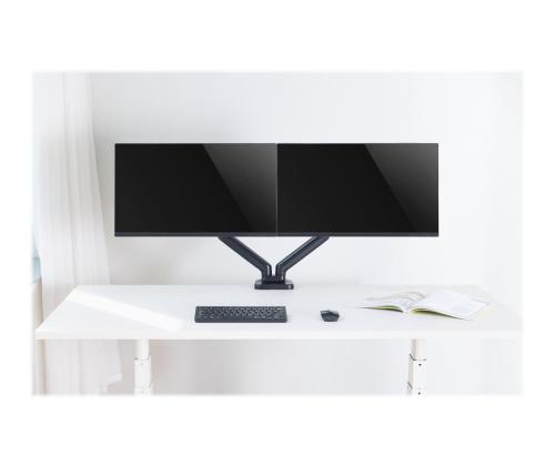 TECHLY Double Monitor -pöytäteline 17-32 tuumaa