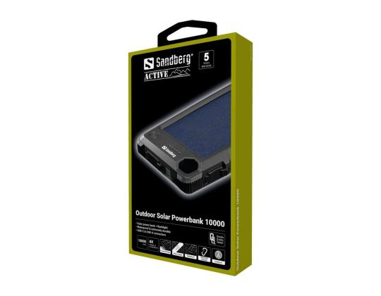 SANDBERG Outdoor Solar Powerbank 10000