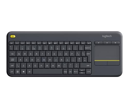 LOGI K400 Plus Touch Keyboard musta (PAN)