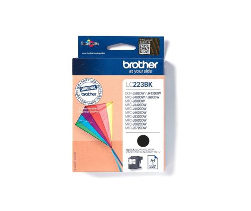 BROTHER LC223BK muste musta 550 sivua