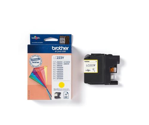 BROTHER LC223Y muste keltainen 550 sivua