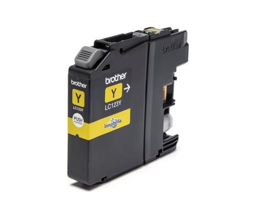 BROTHER LC123Y muste keltainen 600 sivua