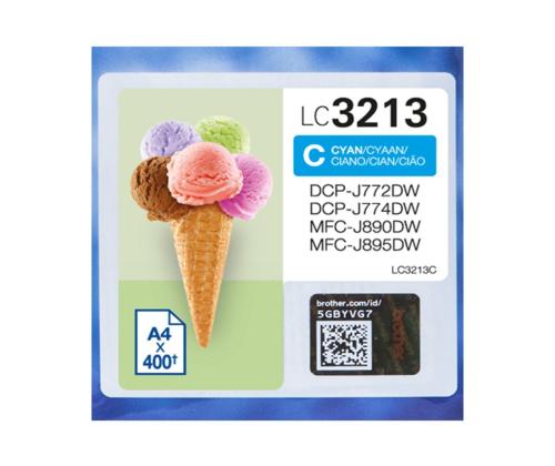 BROTHER Suuri kapasiteetti 400 sivun syaaninvärinen muste