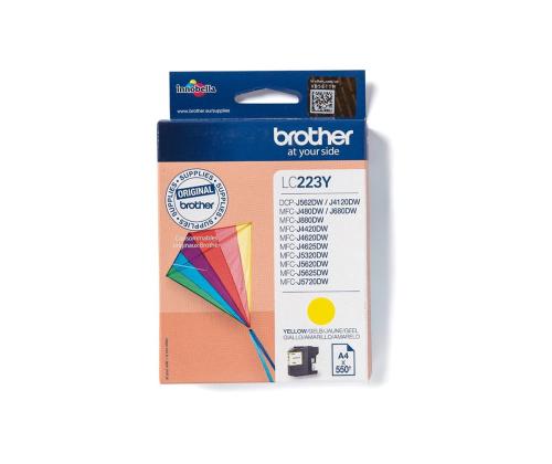 BROTHER LC223Y muste keltainen 550 sivua