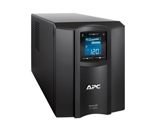 APC Smart-UPS C 1000VA LCD 230V SC:llä varustettuna