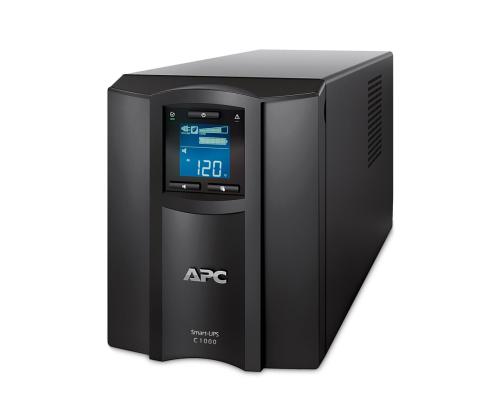 APC Smart-UPS C 1000VA LCD 230V SC:llä varustettuna
