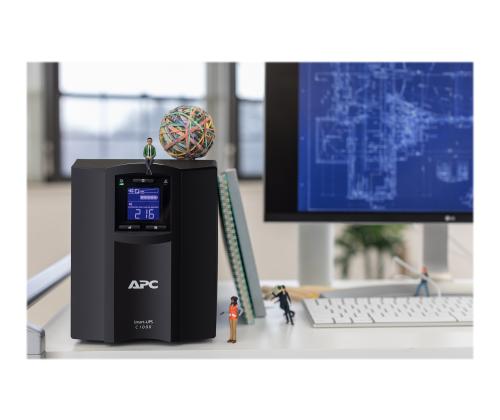 APC Smart-UPS C 1000VA LCD 230V SC:llä varustettuna