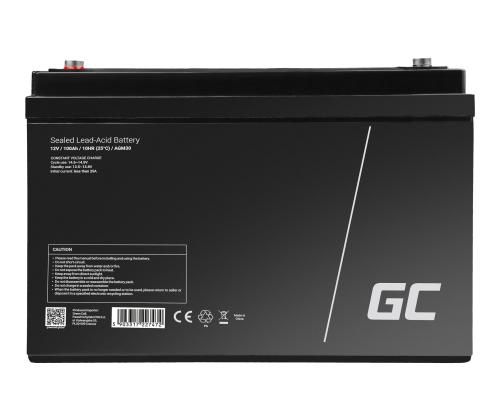 GREEN CELL akku AGM 12V 100Ah