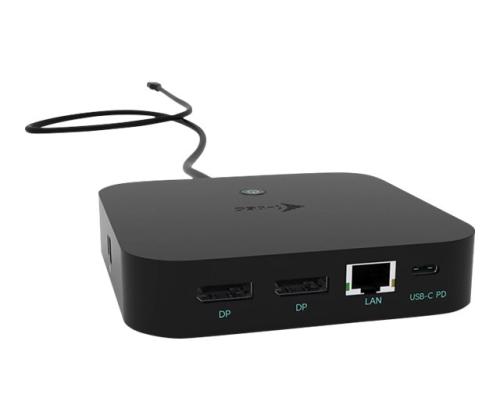 I-TEC USB-C Dual Display -telakointiasema