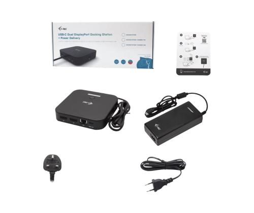 I-TEC USB-C Dual Display -telakointiasema