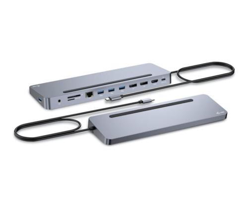 I-TEC USB-C Metal Ergonomic 4K 3x Displ