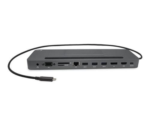 I-TEC USB-C metallitelakka + laturi 100W