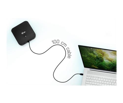 I-TEC USB-C Dual Display -telakointiasema