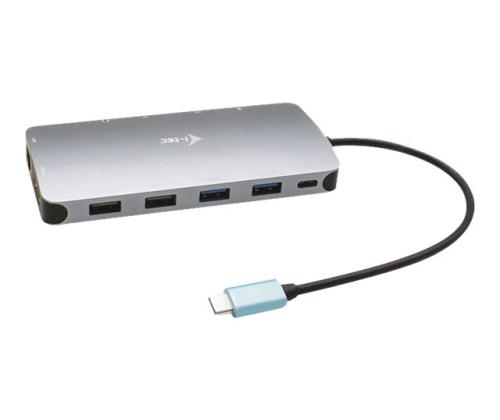 I-TEC USB-C Metal Nano Dock 3x Display+PD
