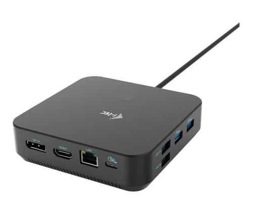 I-TEC USB-C HDMI Dual DP -telakointiasema