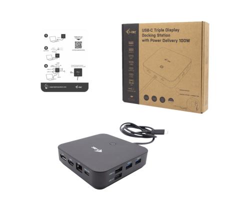 I-TEC USB-C HDMI Dual DP -telakointiasema