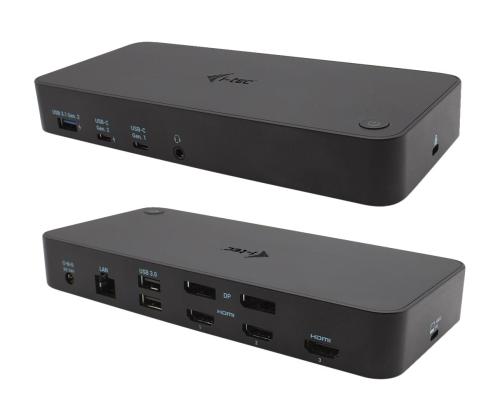 I-TEC USB 3.0/C/TB3 3x 4K Dock PD 70W