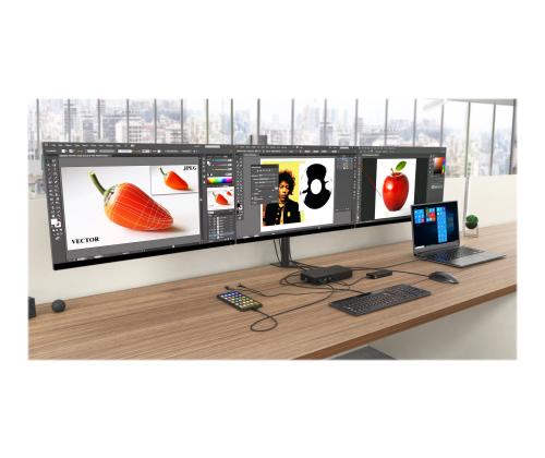 I-TEC USB 3.0/C/TB3 3x 4K Dock PD 70W
