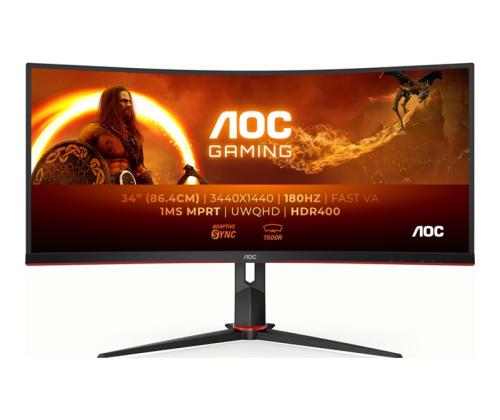 AOC CU34G2XP/BK 34 tuumaa 3440x1440 VA