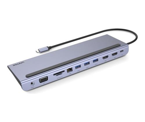 UNITEK 11 in 1 -telakointiasema USB-C