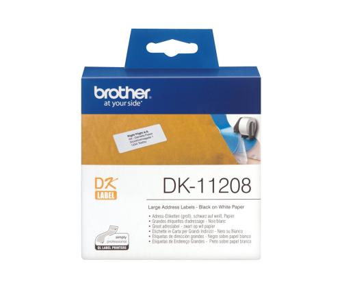 BROTHER DK11208 osoitetarran rulla