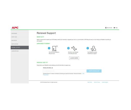 APC 1-UPS Standard 1Y suunnitelma Smart Connect