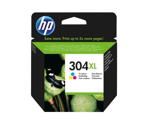 HP 304XL kolmivärinen mustekasetti patruuna kasetti