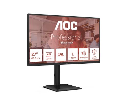 AOC Q27E4U 27 tuuman WQHD IPS 120Hz 4ms