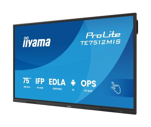 IIYAMA TE7512MIS-B4AG 75-tuumainen iiWare13E iiWare13E