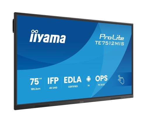 IIYAMA TE7512MIS-B4AG 75-tuumainen iiWare13E iiWare13E