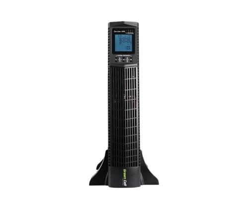 GREEN CELL UPS Online RTII 2000VA LCD-näyttöön