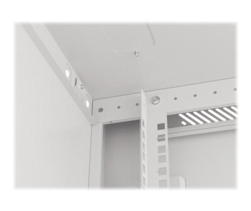 LANBERG Seinäkiinnike 19 tuumaa 12U 600x600 harmaa