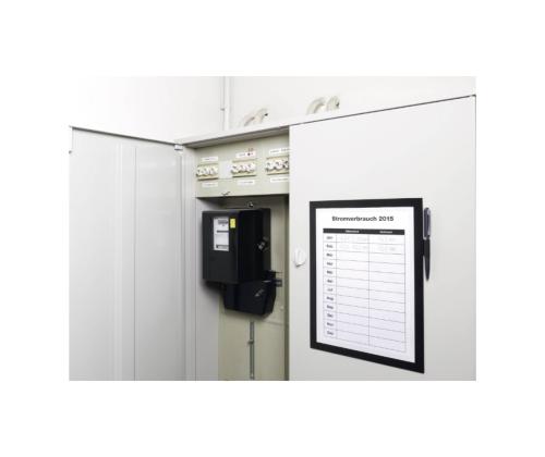 Magneettikehys DURAFRAME Note A4 itseliimautuva musta kehys