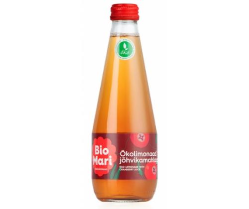 Luomulimonadi BIOMAR karpalomehulla 0,33L