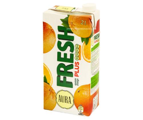 Mehujuoma AURA Fresh Plus Orange 2L