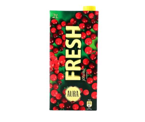 Mehujuoma AURA Fresh karpalo 2L