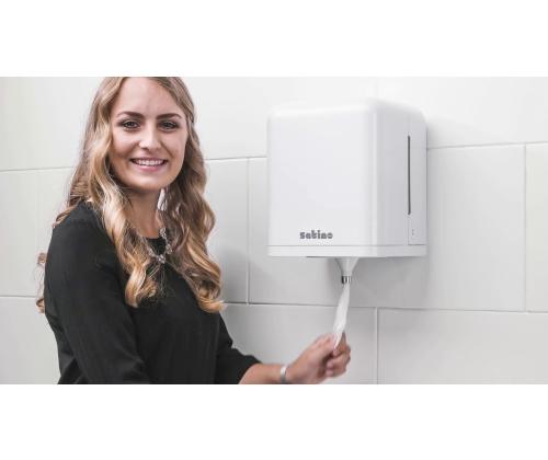 Vetopyyherulla WEPA Maxipull 2-kertainen valkoinen  (317900)