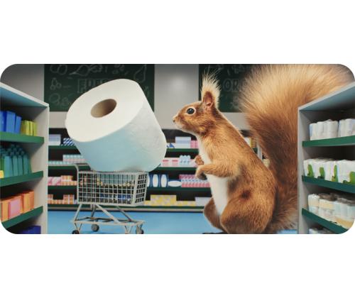 Vetopyyherulla/keittiörulla Serla 4rl/pkt