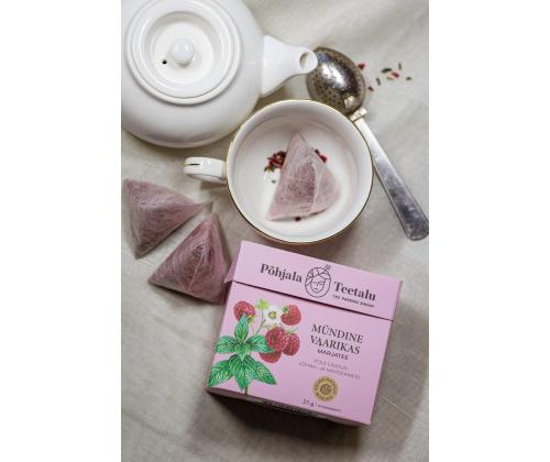 Marjatee NORTH TEA FARM minttu vadelma 10 kpl