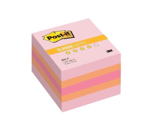 Viestilappukuutio 51X51 Post-it 2051 pinkki