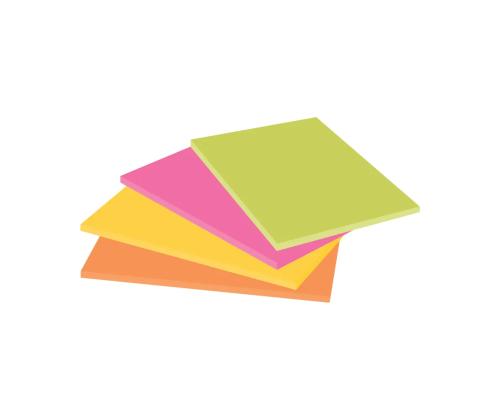 Muistiinpanopaperi 101x152mm POST-IT 6445 Super Sticky 4 väriä x 45 arkkia